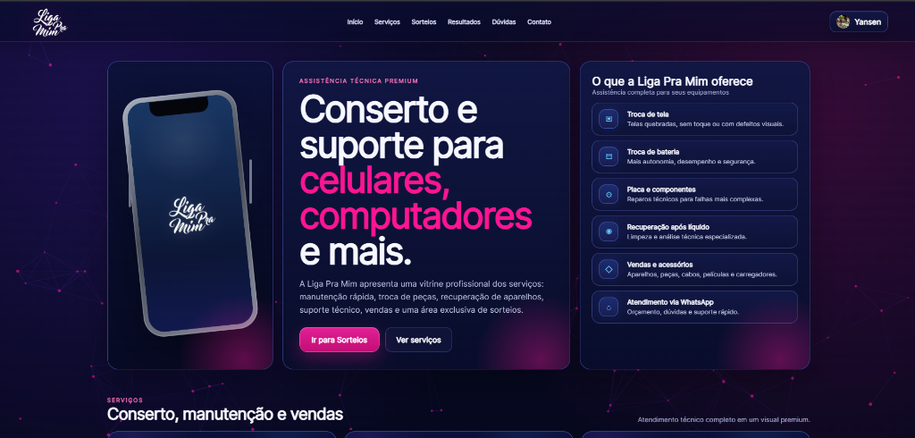 Liga Pra Mim - Yansen Nicolau